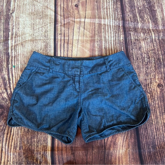 The Limited Pants - Women’s The Limited Linen Denim Short Size 10